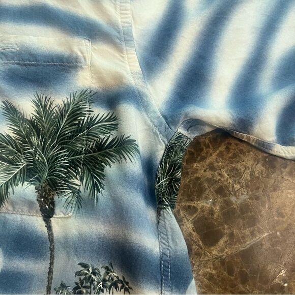 Campia Moda Mens Size M Shirt Hawaiian Palms Beach Tropical​​​​​​​ - Picture 5 of 7
